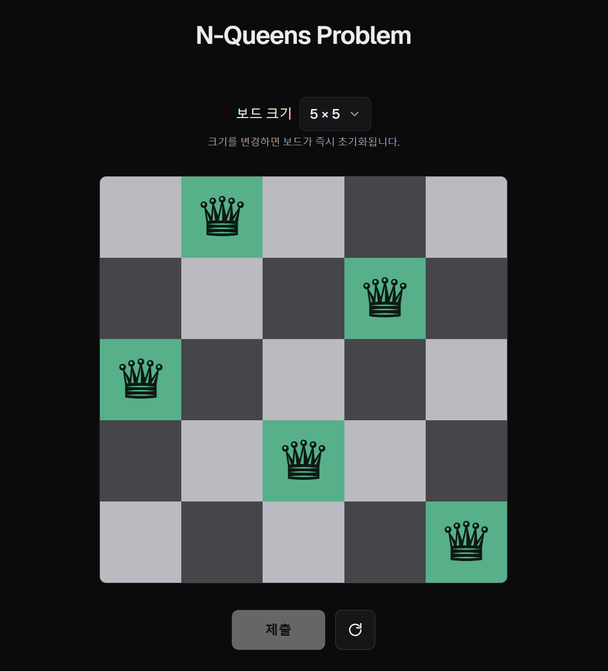 n-queens-board